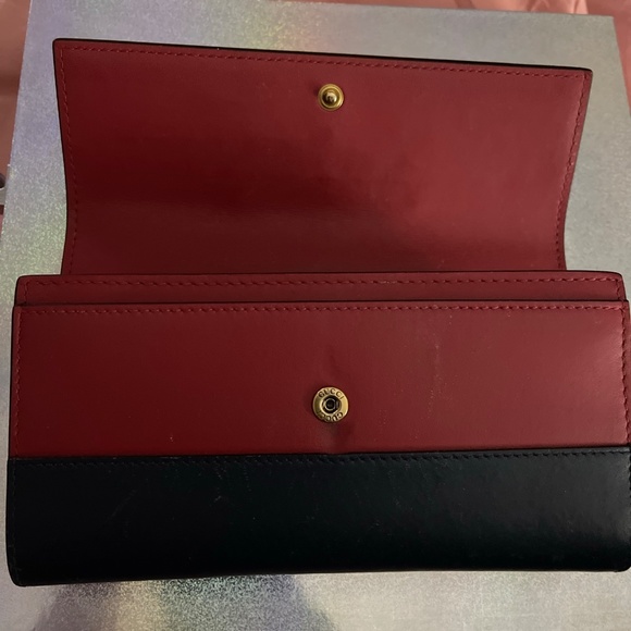 GUCCI Queen Margaret Bee-embellished Leather Zip Around Wallet  ~AUTHENTIC - Picture 6 of 6